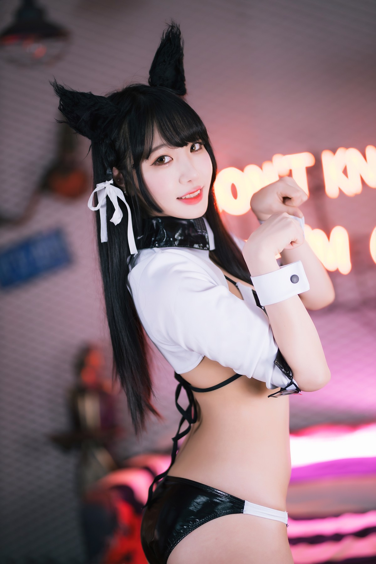 수련수련 Sooflower Cosplay Atago 爱宕 Racing Queen(15)