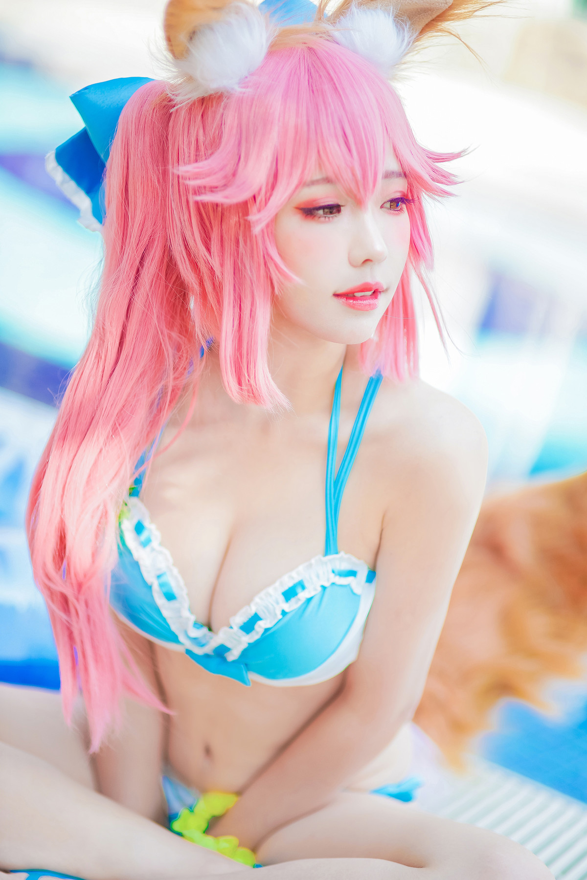 Cosplay ElyEE子 玉藻前泳池(19)