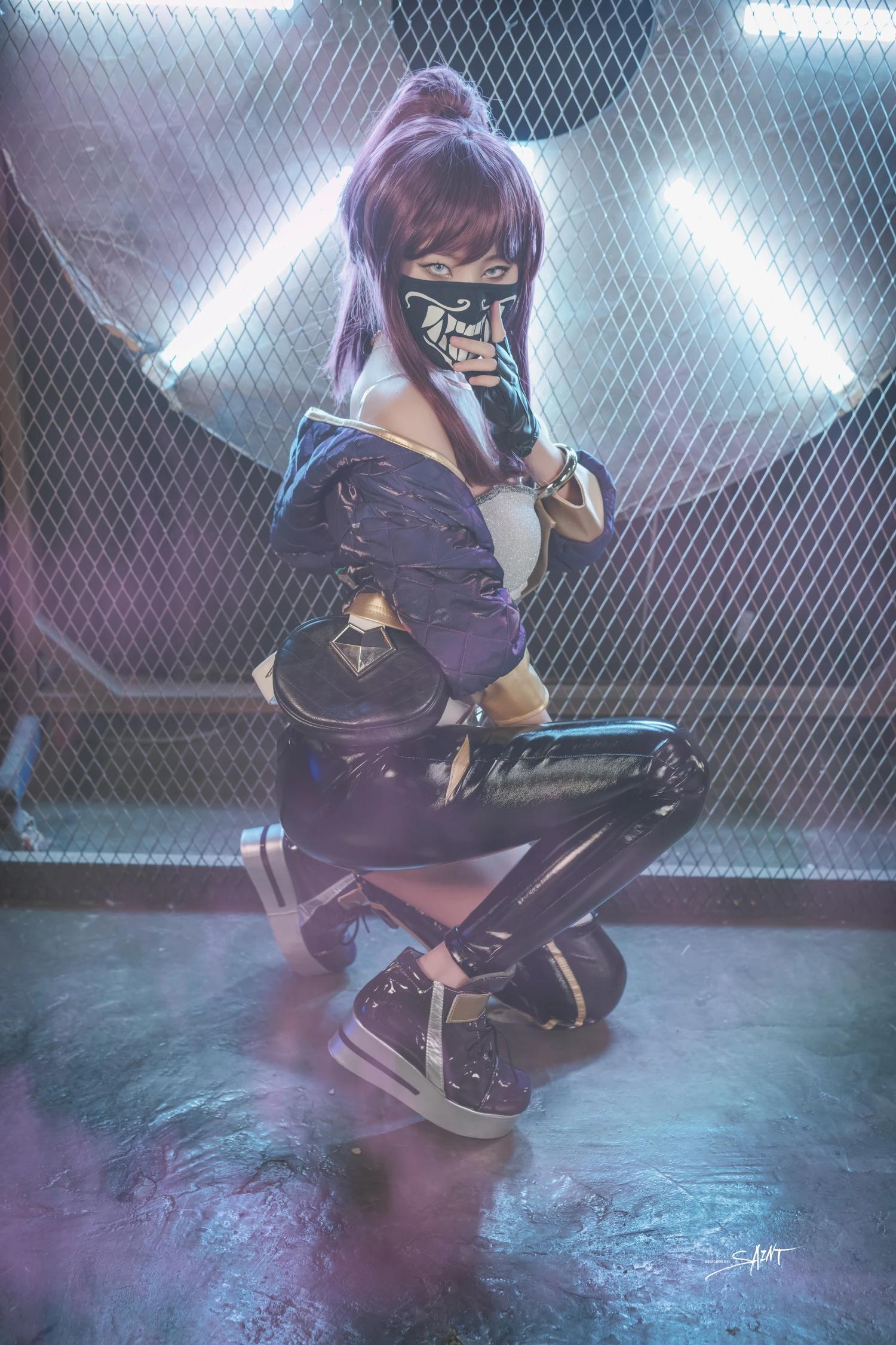 Yuna 유나, [SAINT Photolife] KDA Akali(6)