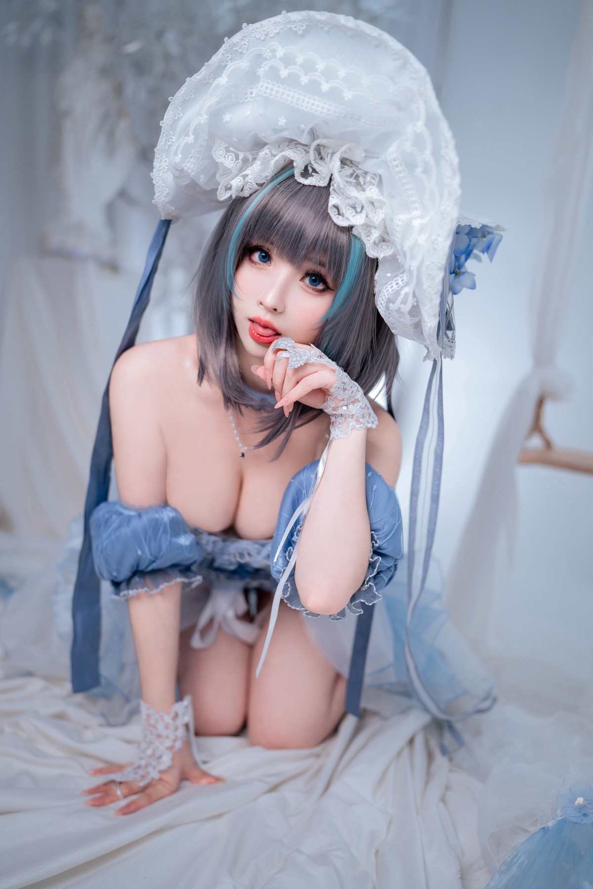 Cosplay Rioko凉凉子 柴郡冰雪公主(22)