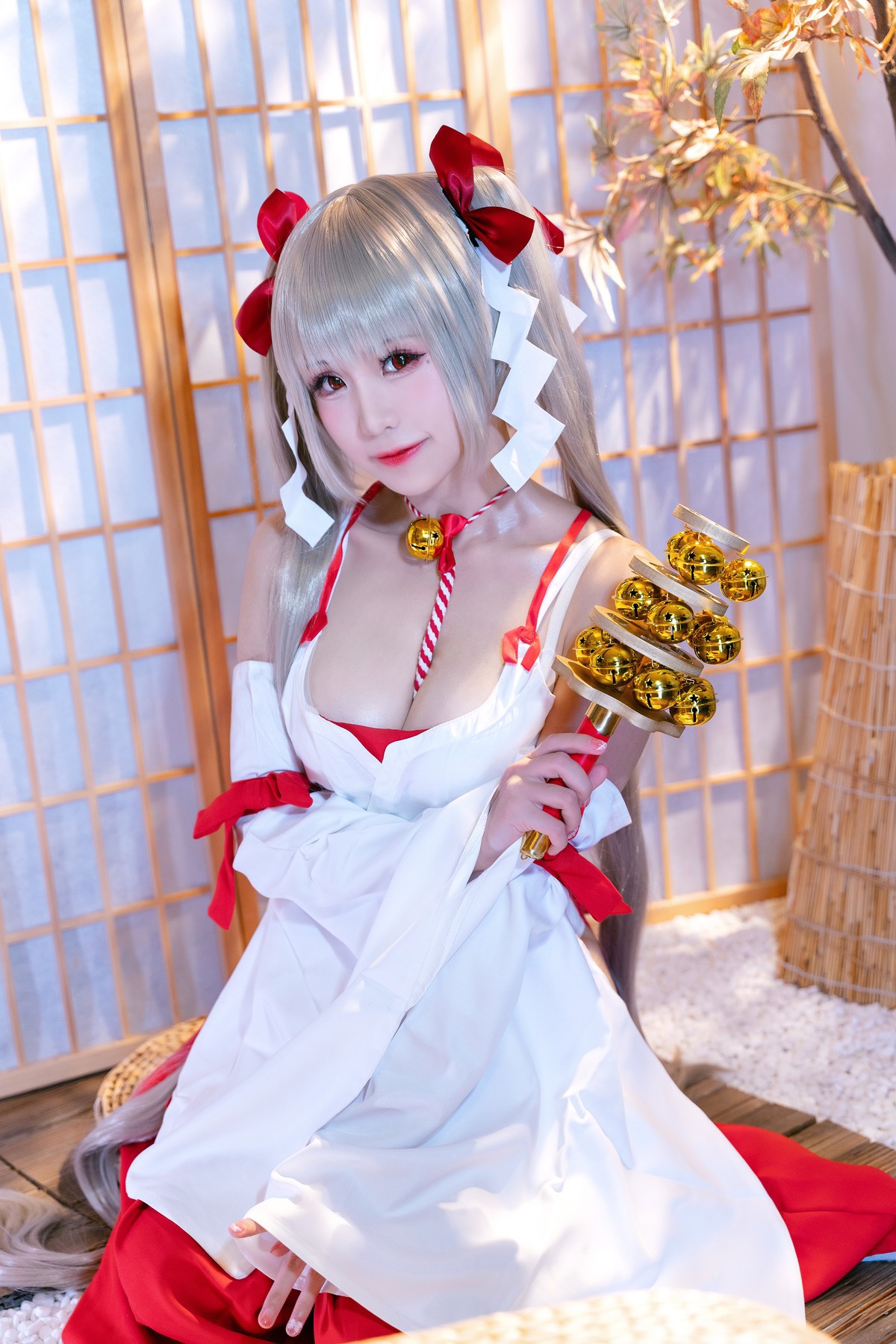 Cosplay 可畏巫女 miko酱(14)