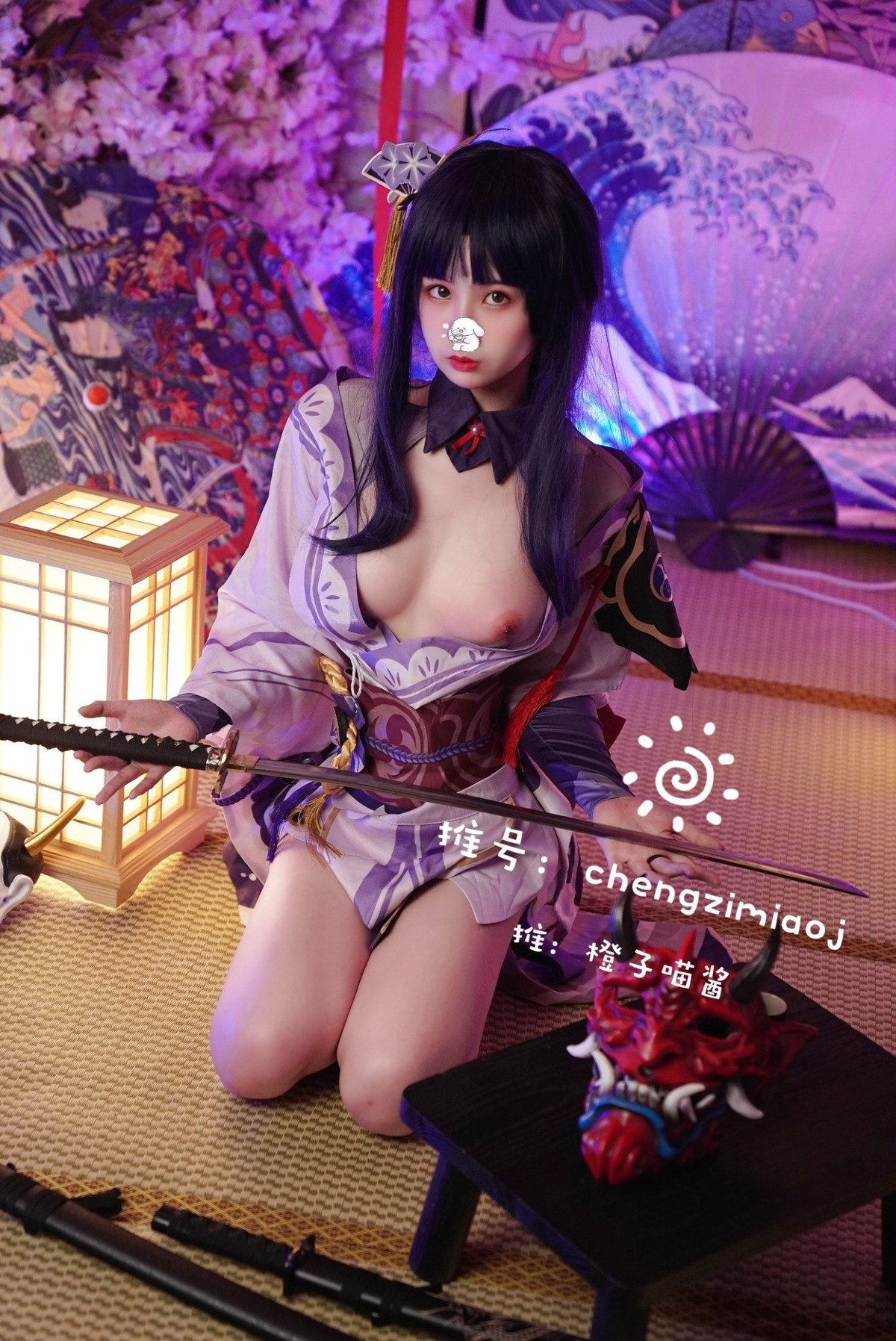 橙子喵酱 Cosplay 雷神(19)