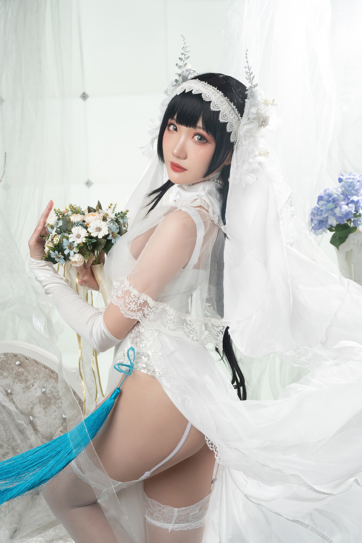 瓜希酱 Cosplay 95式花嫁(14)