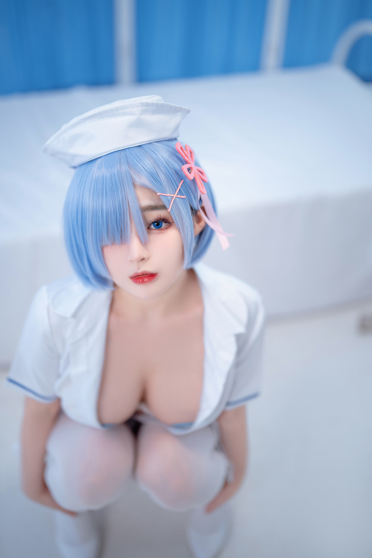 桜井宁宁 Cosplay 雷姆护士 Nurse Rem(7)