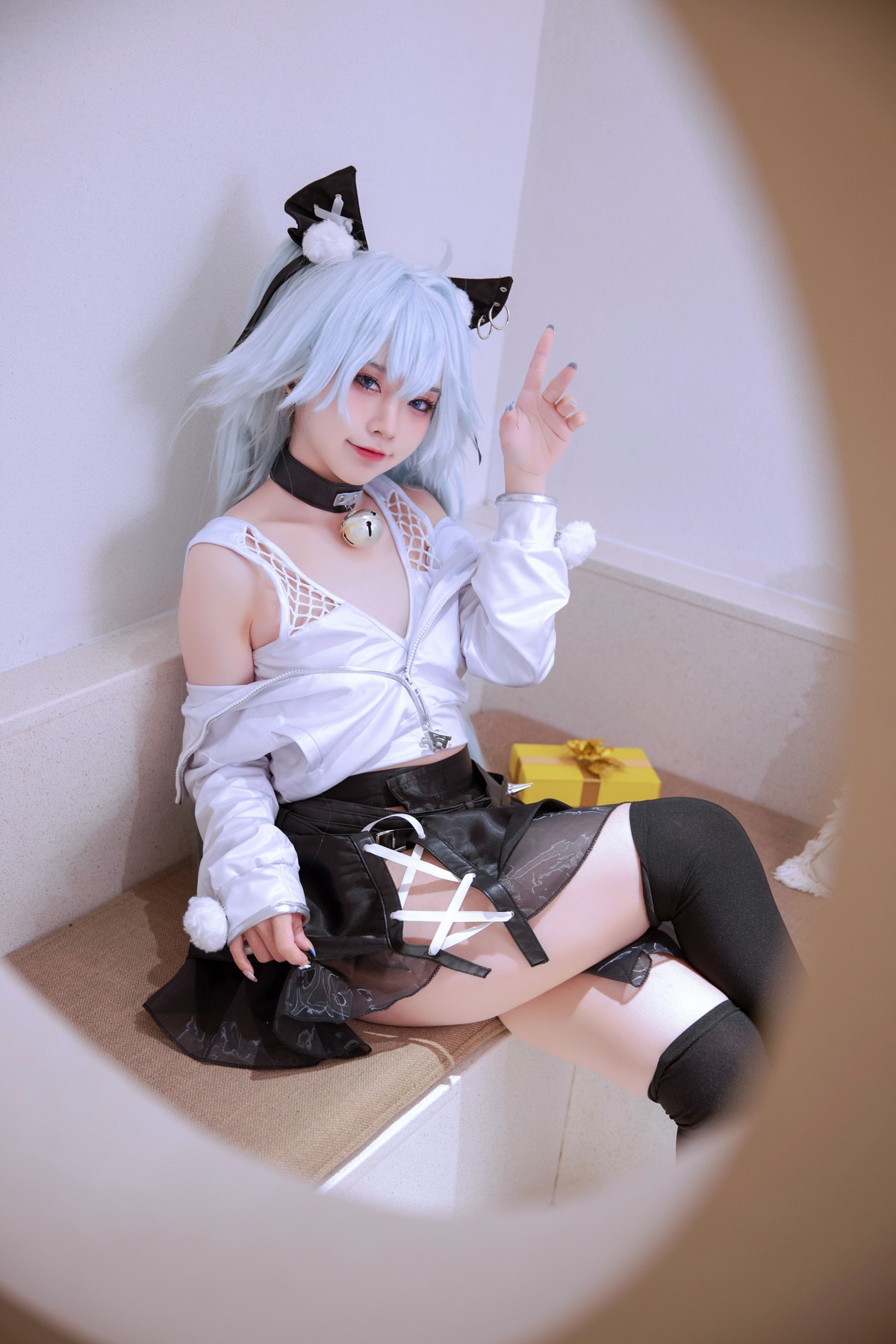 Cosplay G44不会受伤 芙洛伦白情(19)