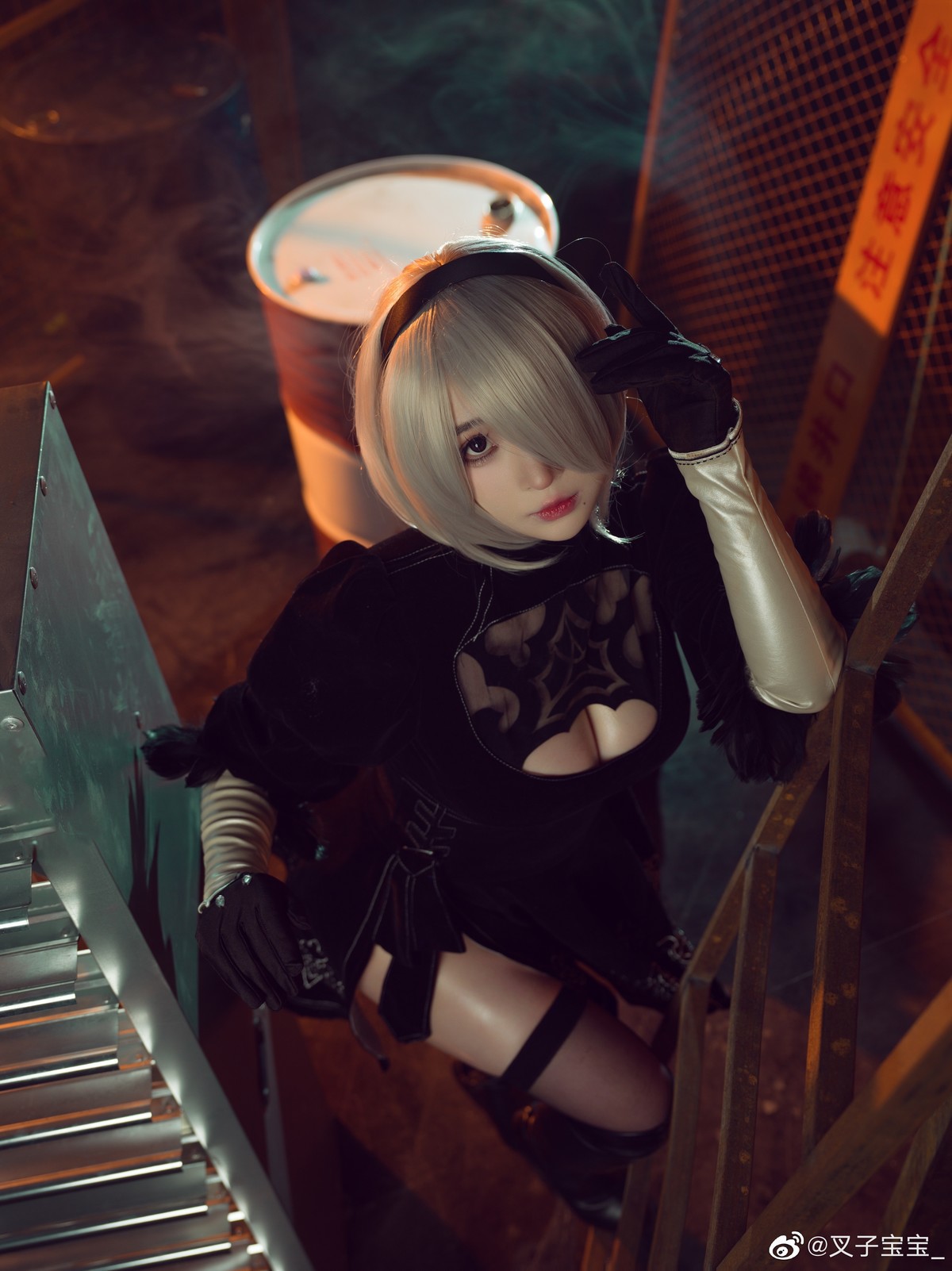 叉子宝宝 Cosplay 2B 尼尔机械纪元(9)