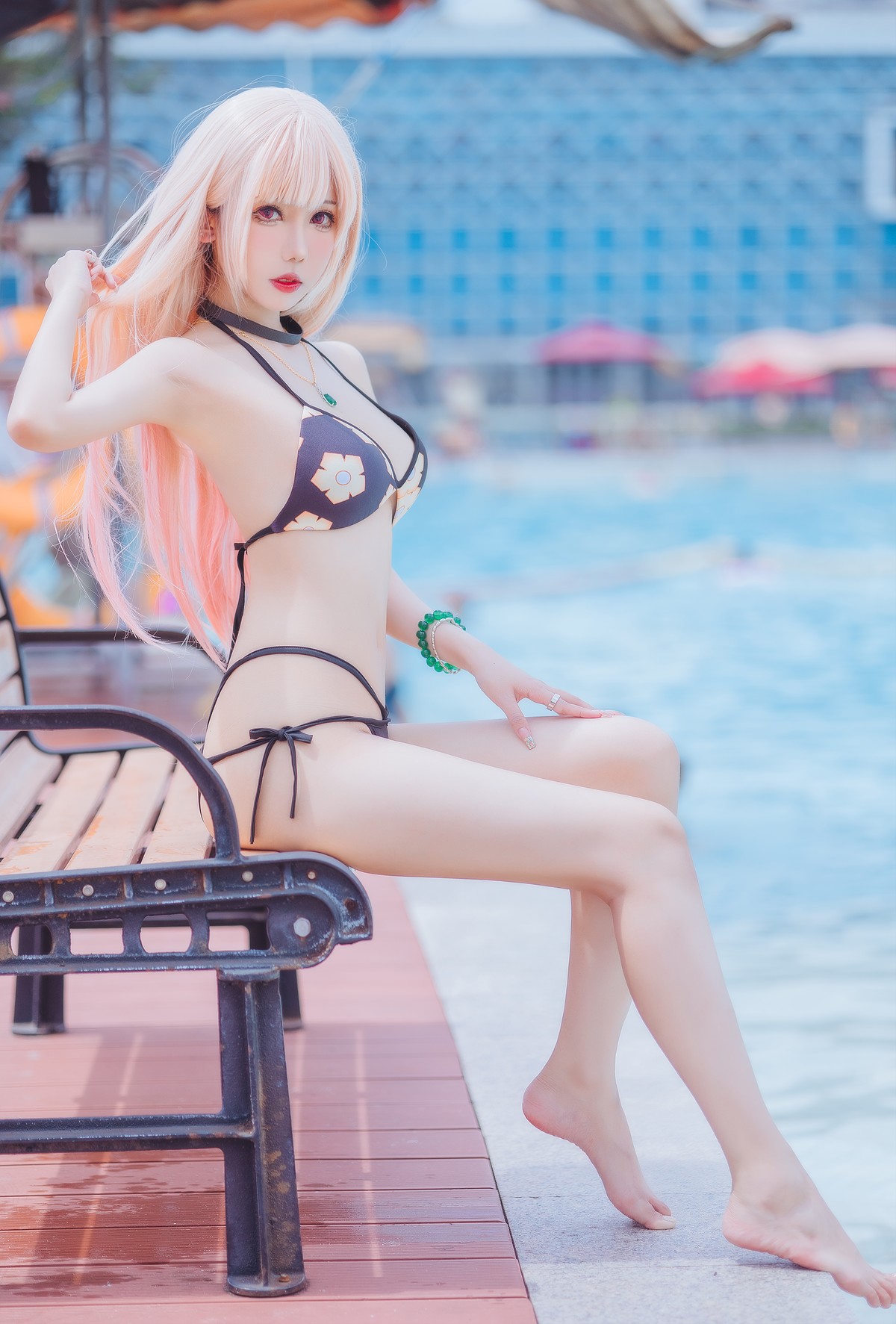 Cosplay 仙女月 喜多川海夢 Bikini(2)