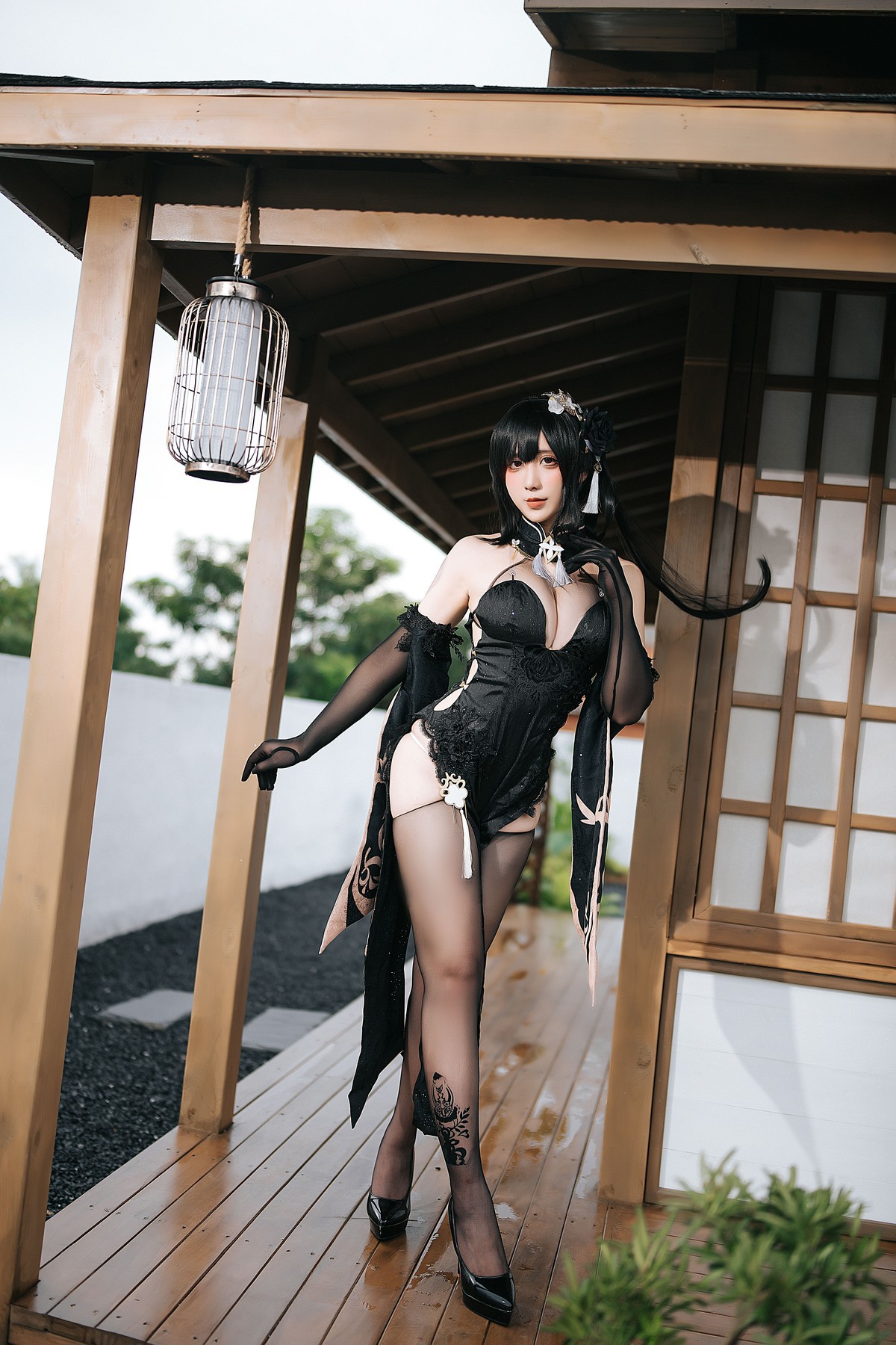 九曲Jean Cosplay 镇海旗袍(13)