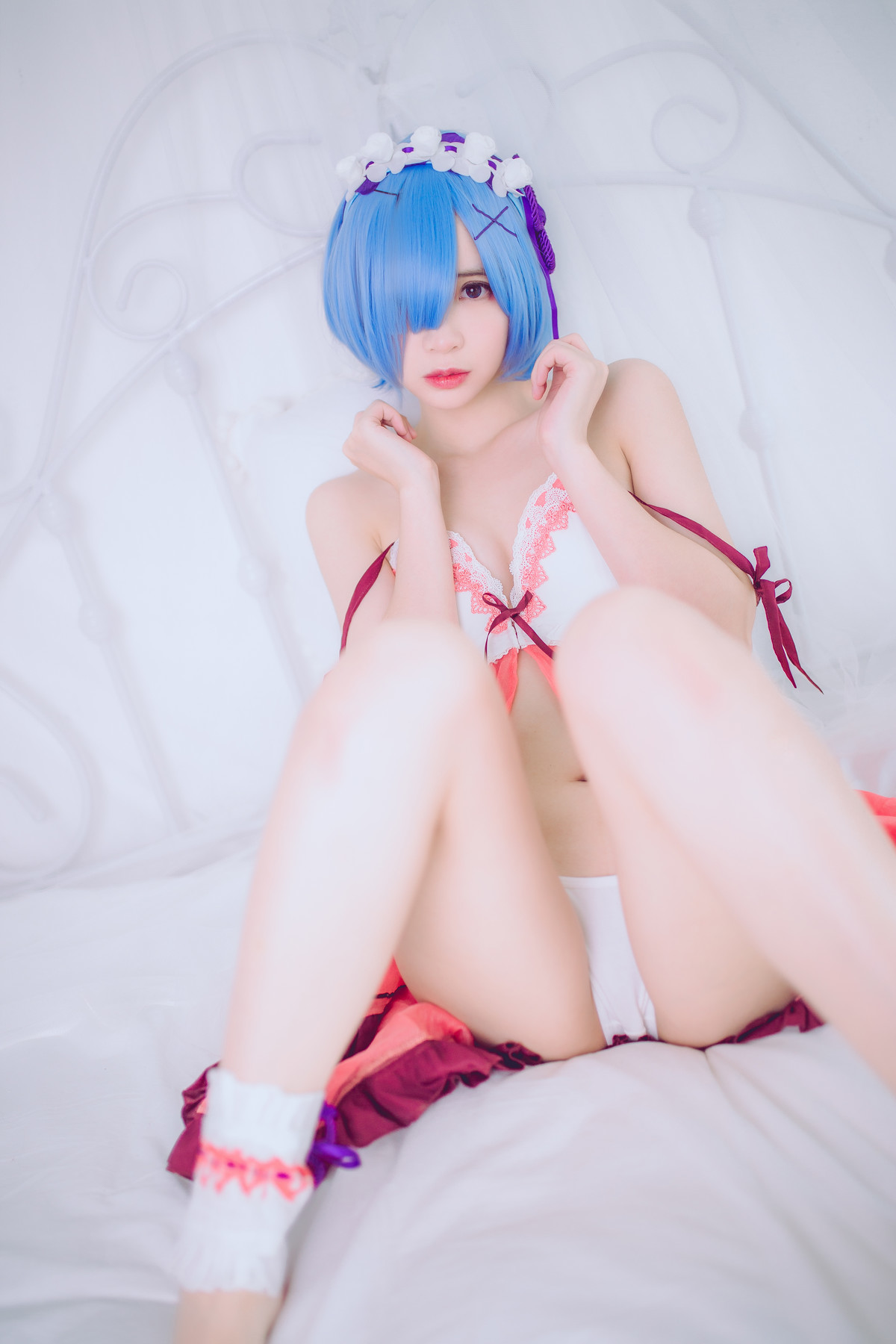 Cosplay 疯猫ss 蕾姆(41)