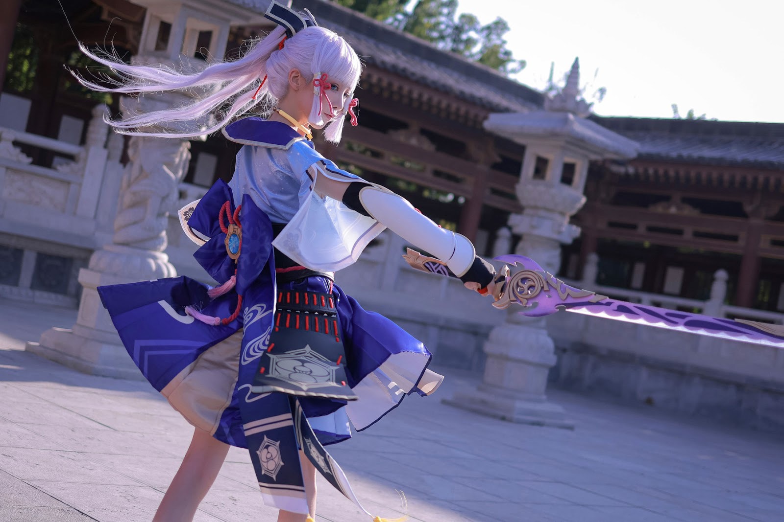 Cosplay 水淼Aqua 神里綾華 Kamisato Ayaka