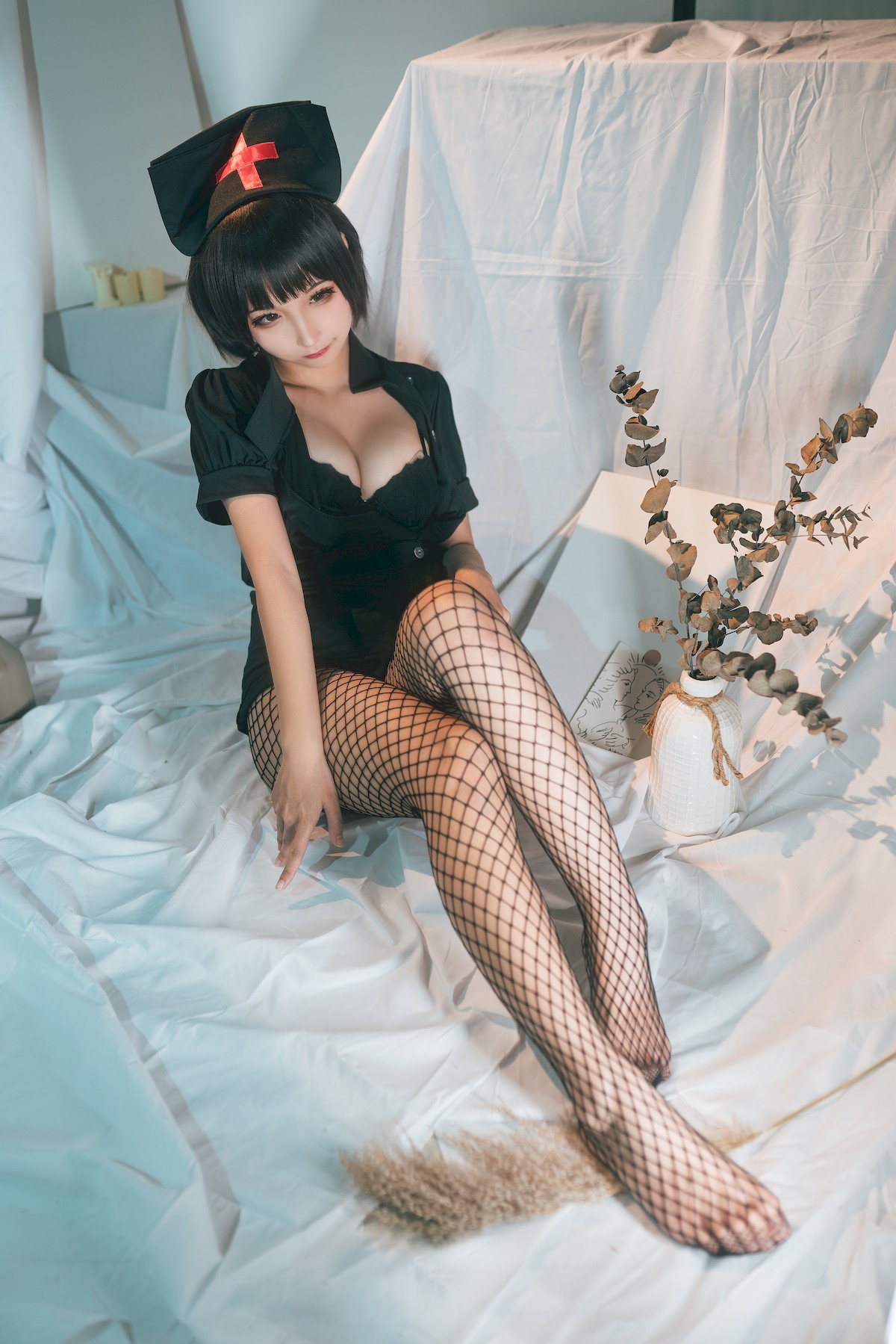 Cosplay 蠢沫沫 Chunmomo 护士 Dark Nurse(31)