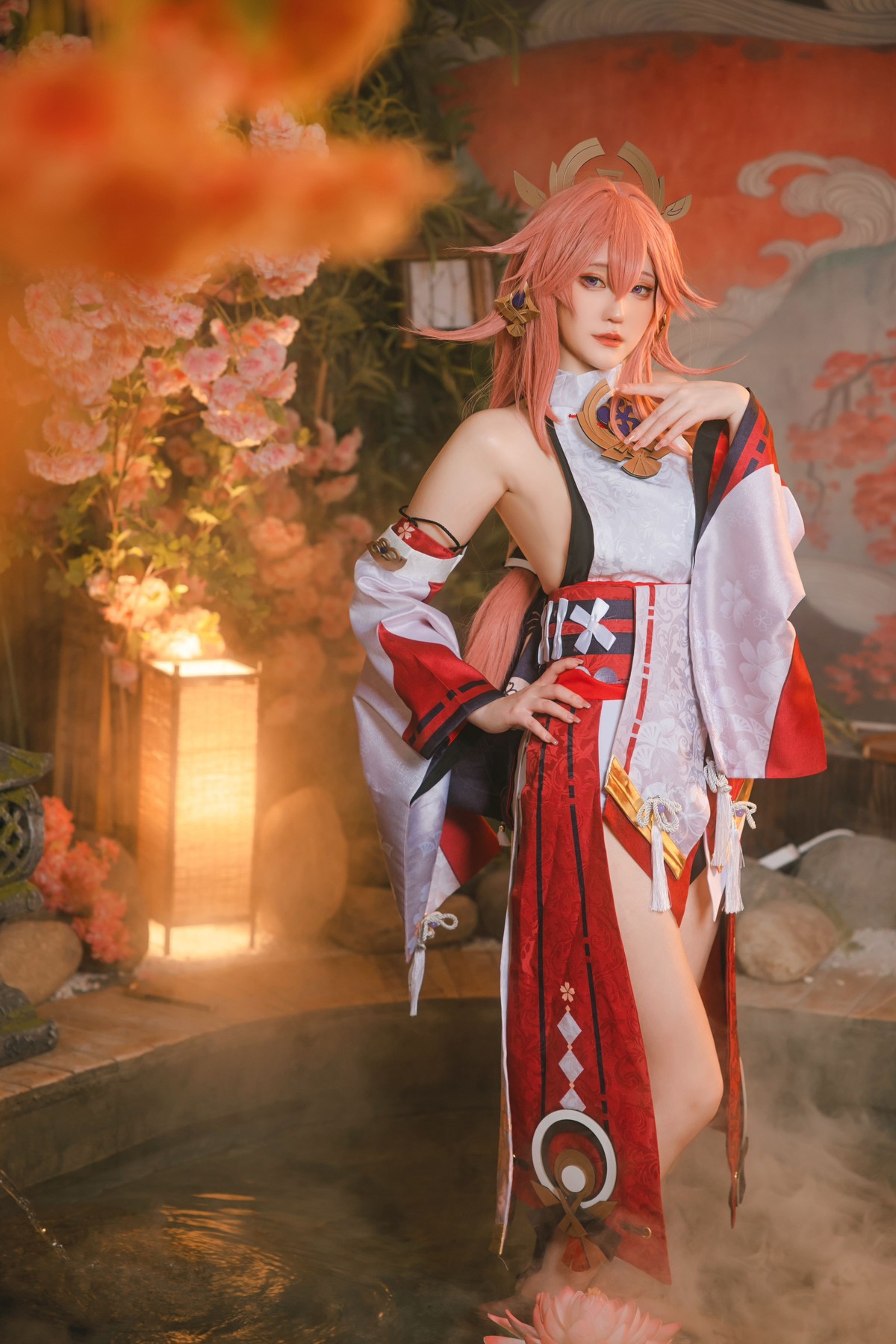 蛋黄mayo Cosplay 八重神子(24)