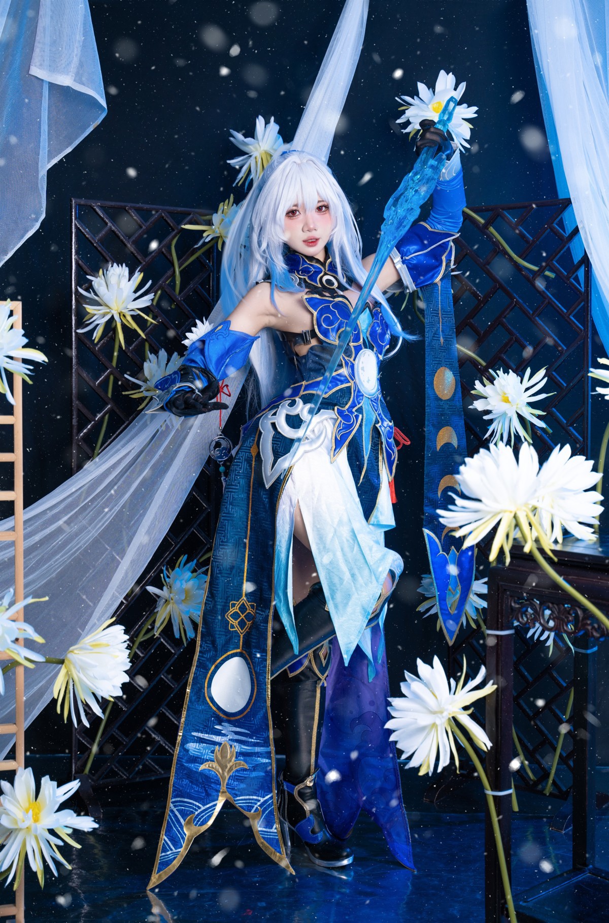 Cosplay PoppaChan 镜流 Jingliu(1)