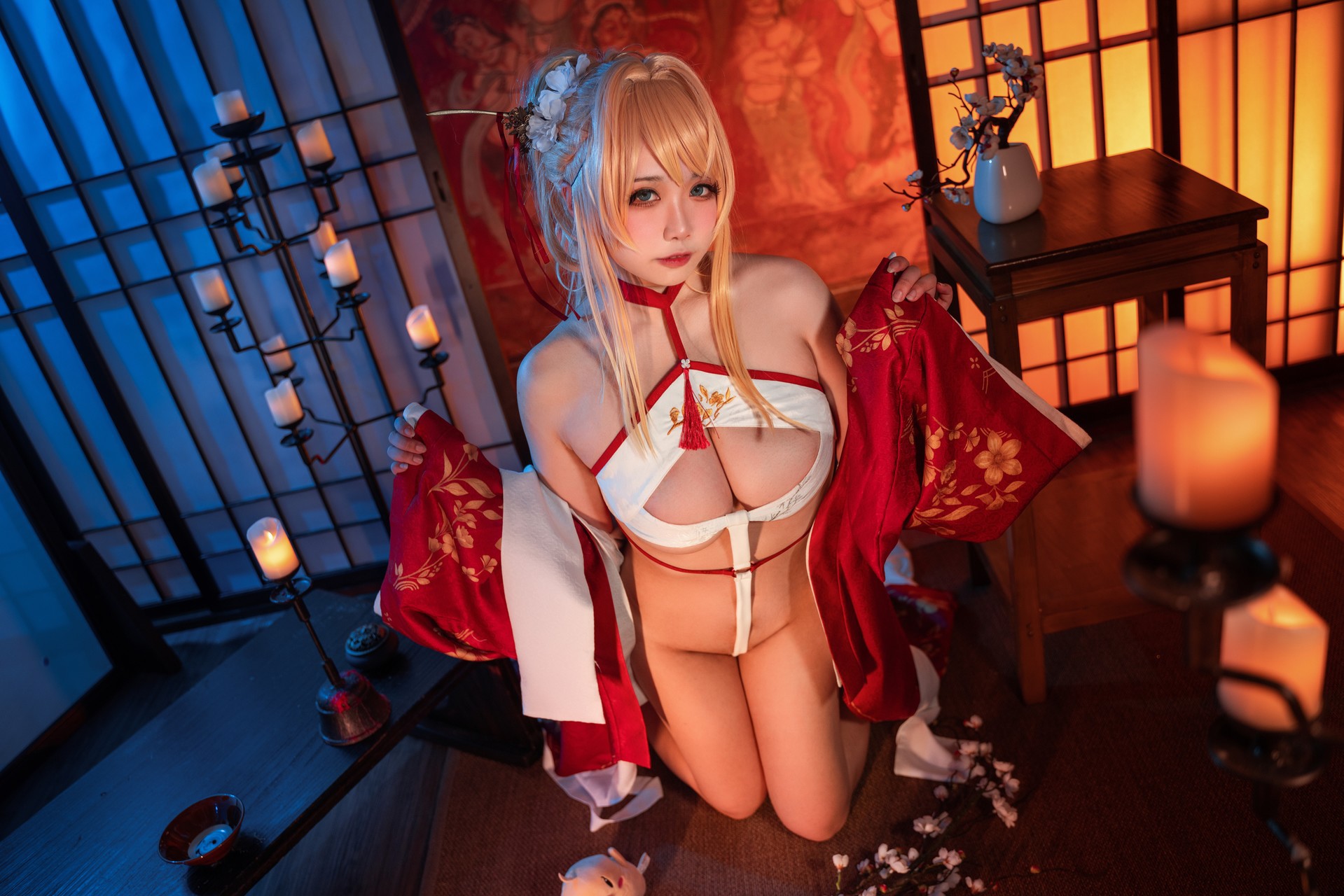 Cosplay 贞子蜜桃 碧蓝航线 新春光荣(4)