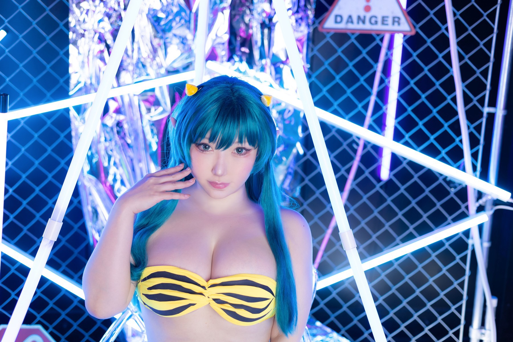 Cosplay SAKUサク Lum ラム うる星やつら Set.04(27)