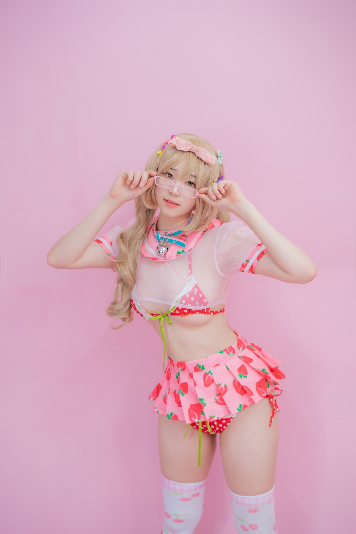Bambi 밤비, [CreamSoda] Over knee socks Set.01(26)