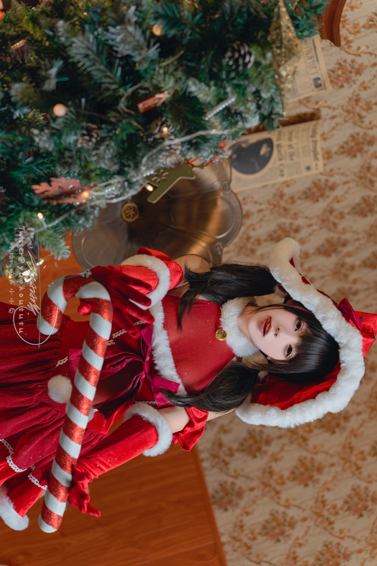 Cosplay 黏黏团子兔 魔女圣诞夜 Christmas Eve Set.01(5)