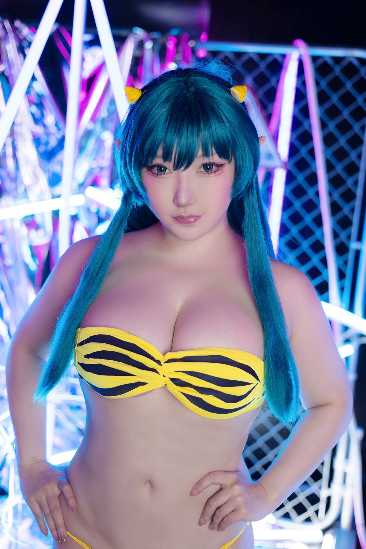 Cosplay SAKUサク Lum ラム うる星やつら Set.04(17)