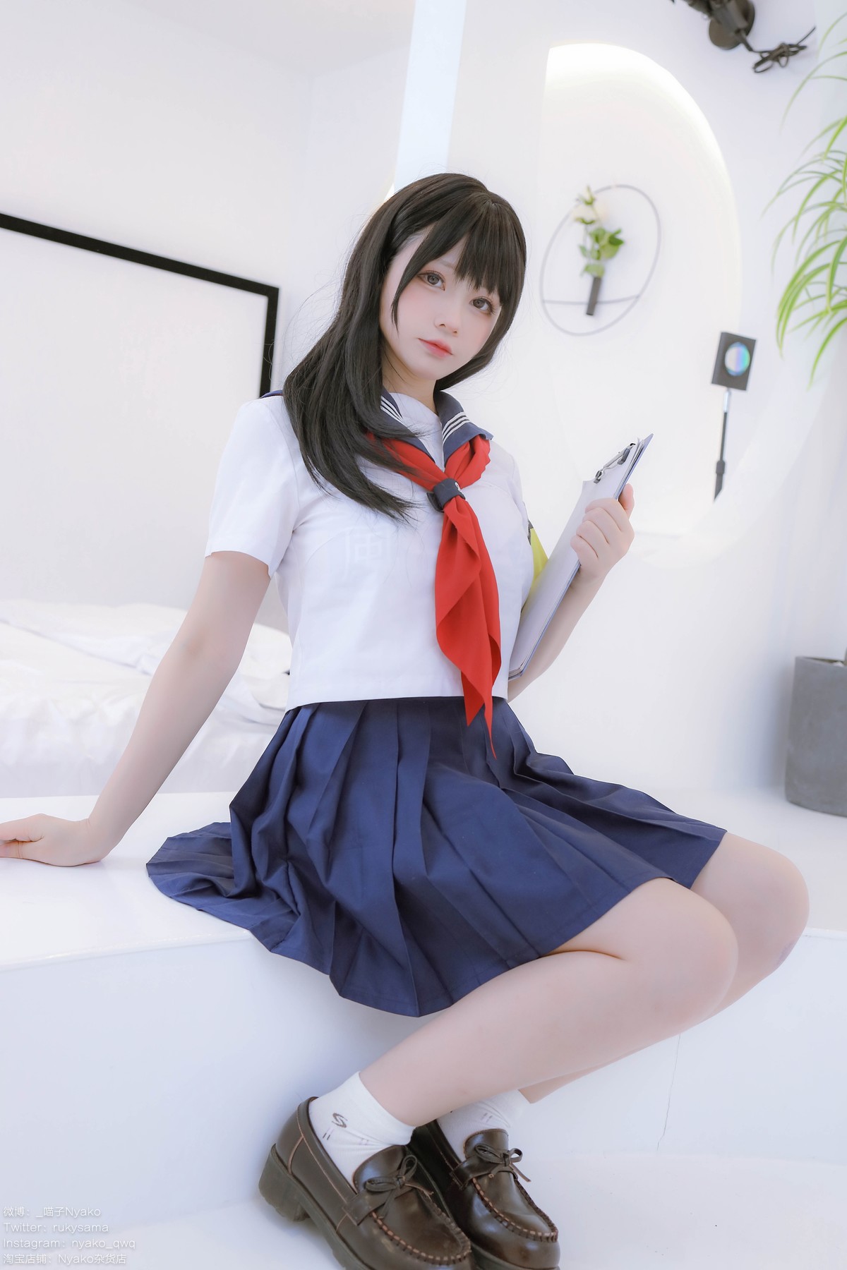 Cosplay Nyako喵子 风纪委员(3)