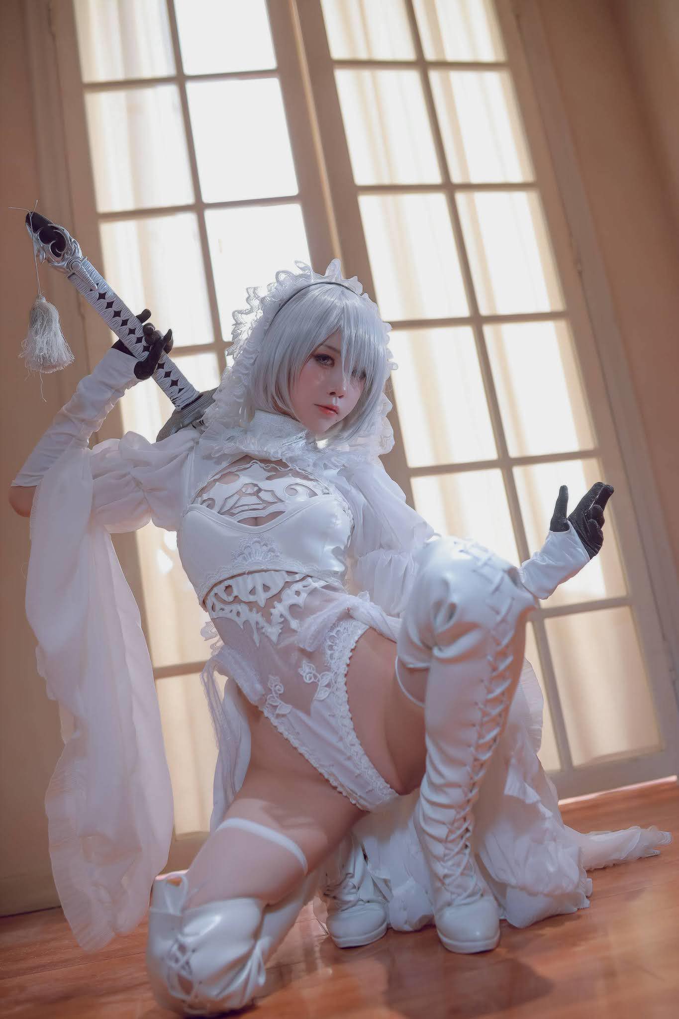 [水淼Aqua] 2B White Version NieR_Automata ニーア オートマタ(13)