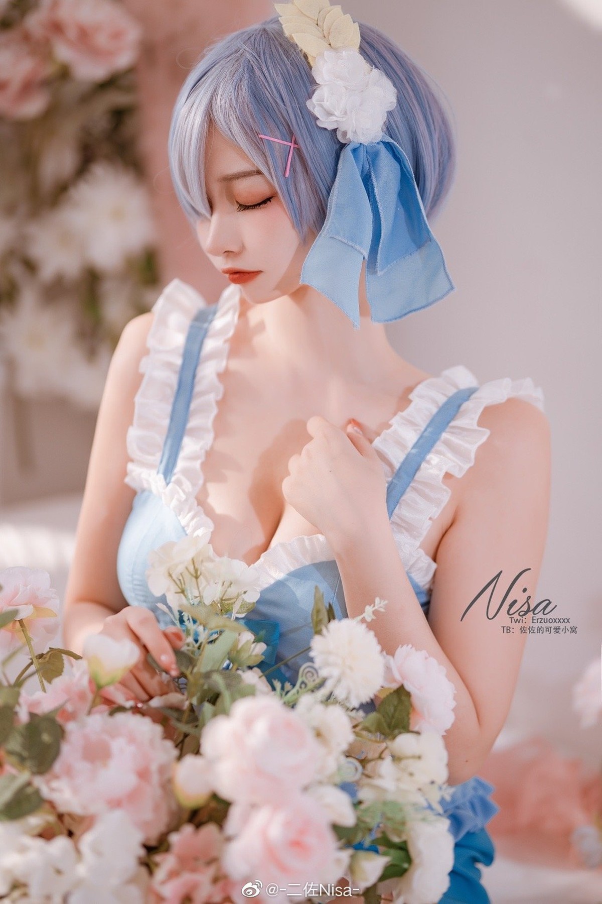 二佐Nisa Cosplay 蕾姆(6)