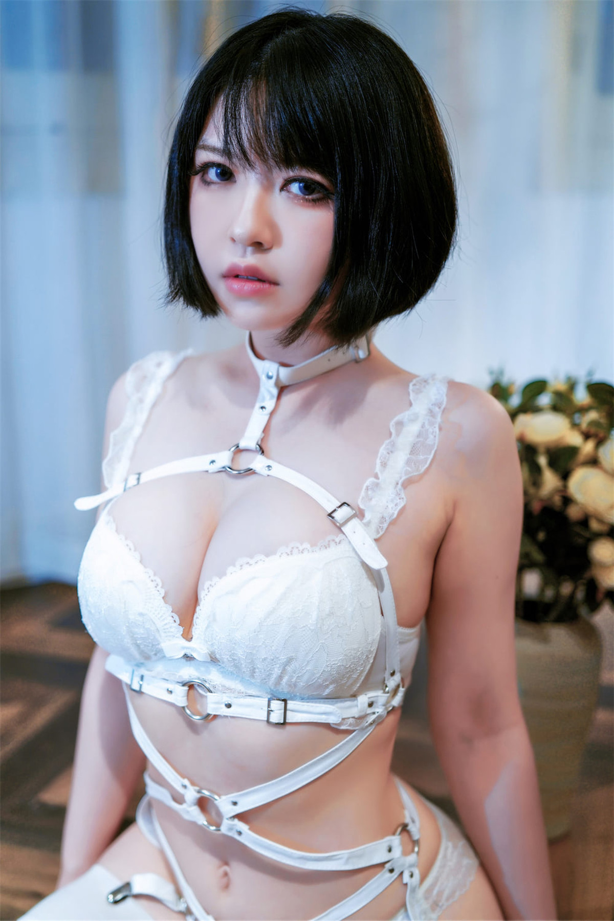 Cosplay 半半子Banbanko 纯白(15)