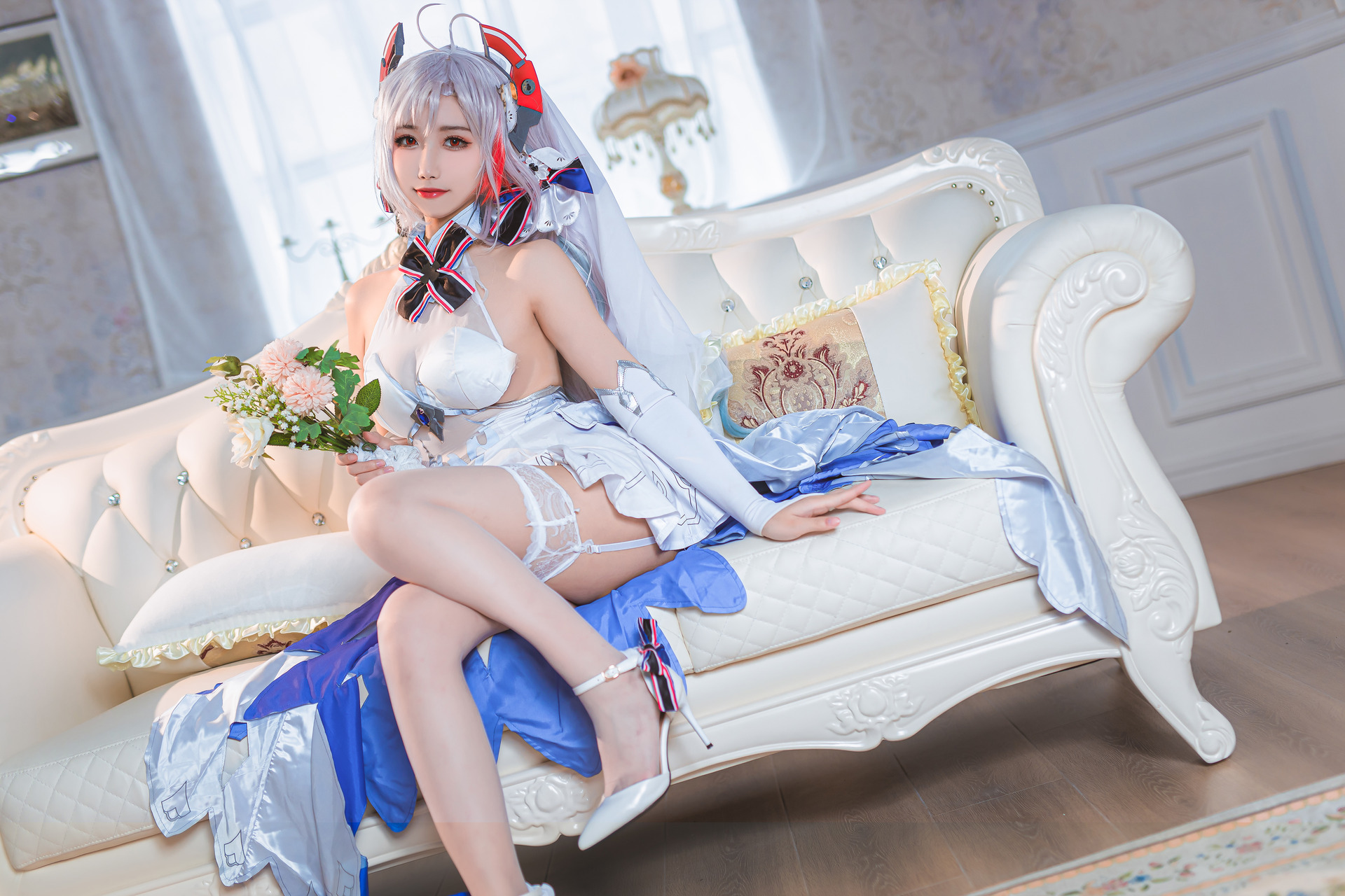 [Momoko葵葵] Prinz Eugen 欧根亲王 花嫁 Bride Ver.(16)