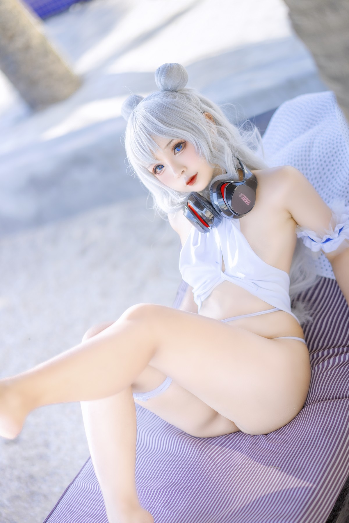 Sayo Momo Cosplay 恶毒 ル・マラン Le Malin bikini(6)