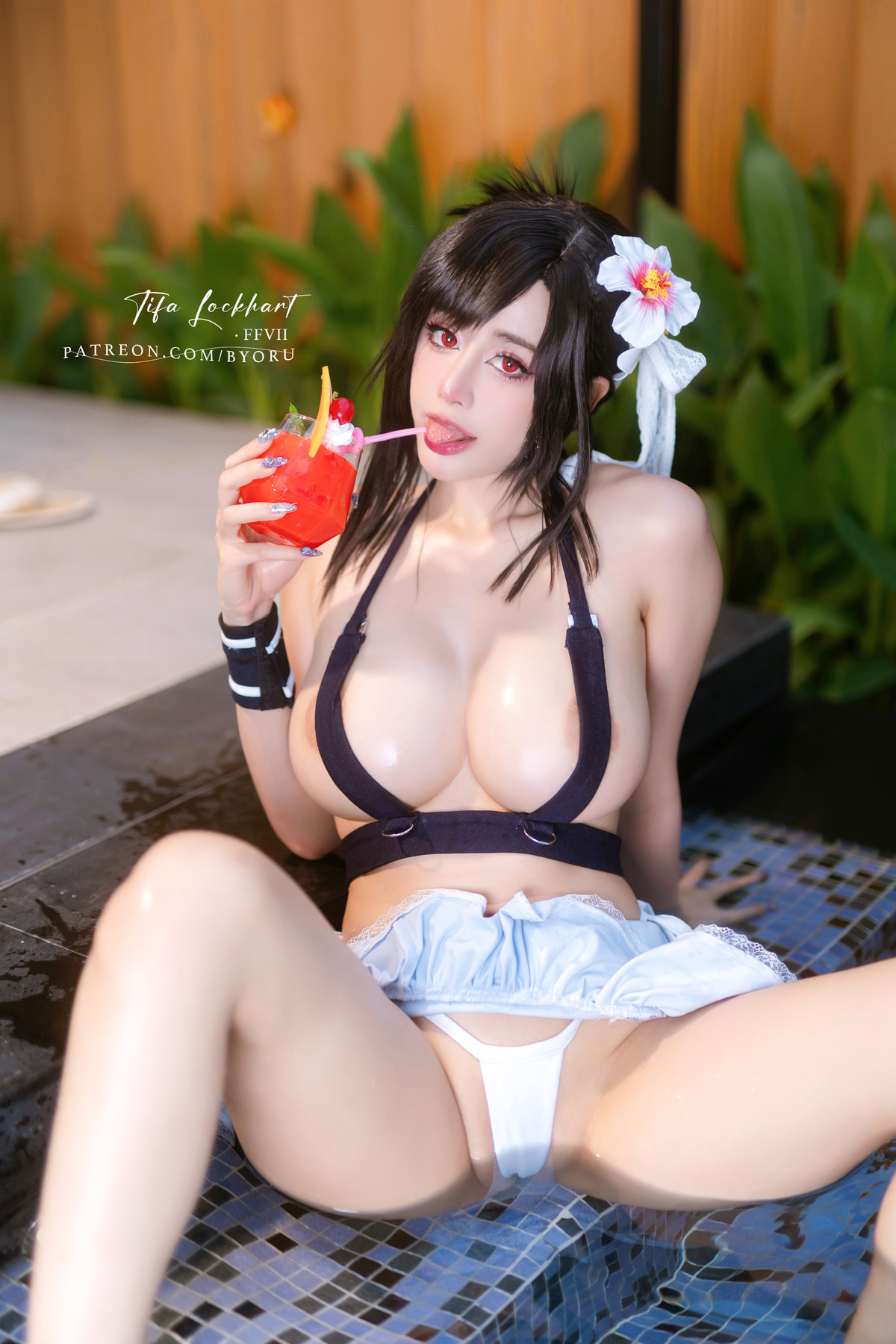 Cosplay 日本性感萝莉Byoru Tifa FF7r Bikini(26)