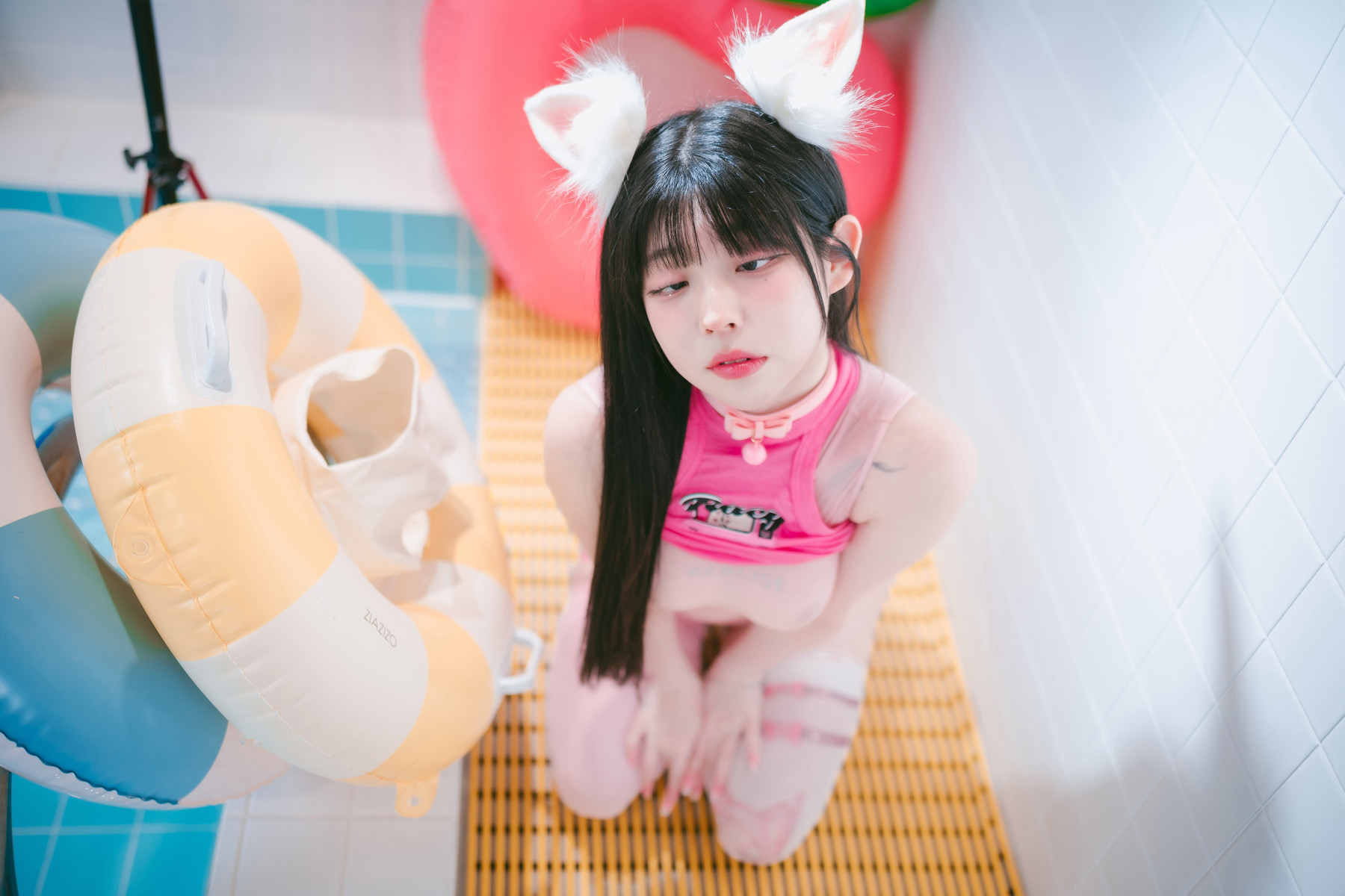 Yudi 유디, DJAWA &#8220;Pink Bunny &#038; Black Cat&#8221; Set.02(10)