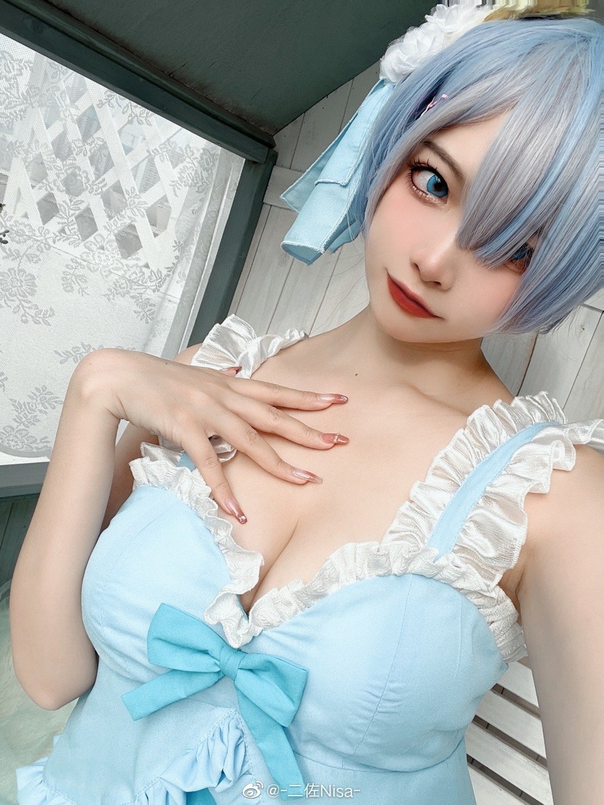 二佐Nisa Cosplay 蕾姆(27)