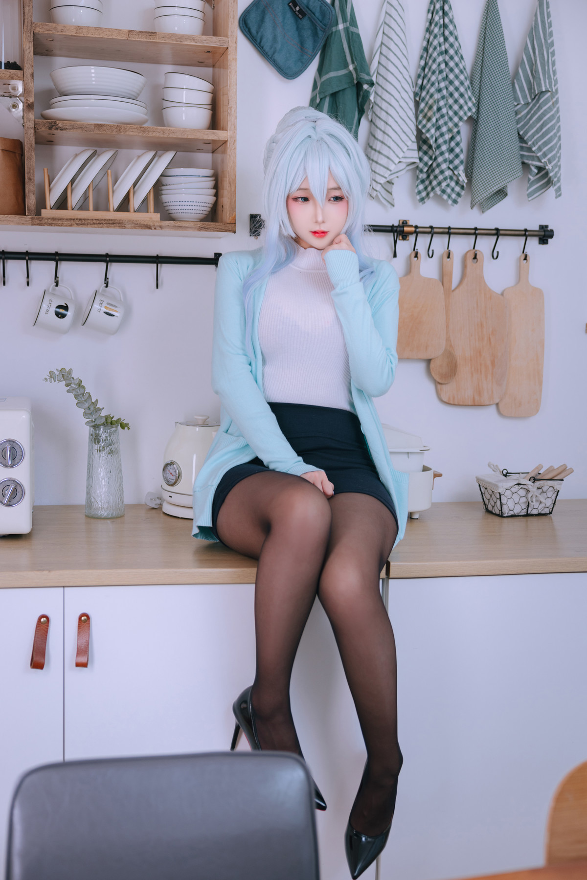 Cosplay Rinaijiao日奈娇 未亡人雪女 Set.03(6)