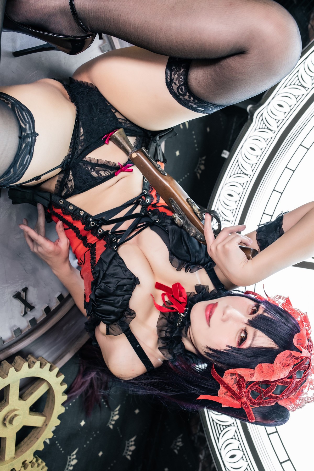 Cosplay 小琪Aki 时崎狂三 Kurumi Tokisaki(6)