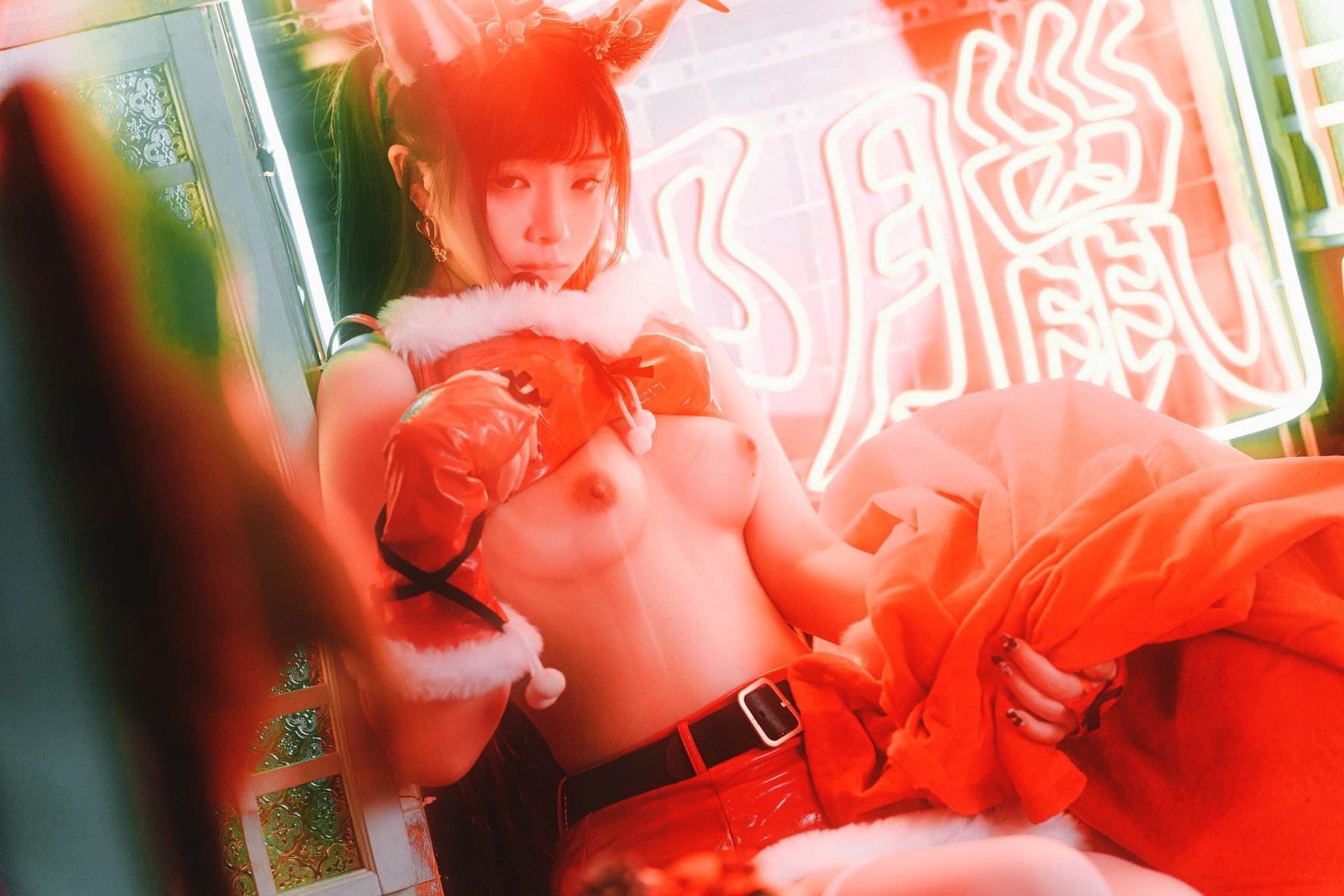 Cosplay 落落Raku Dear Deer ☆(59)