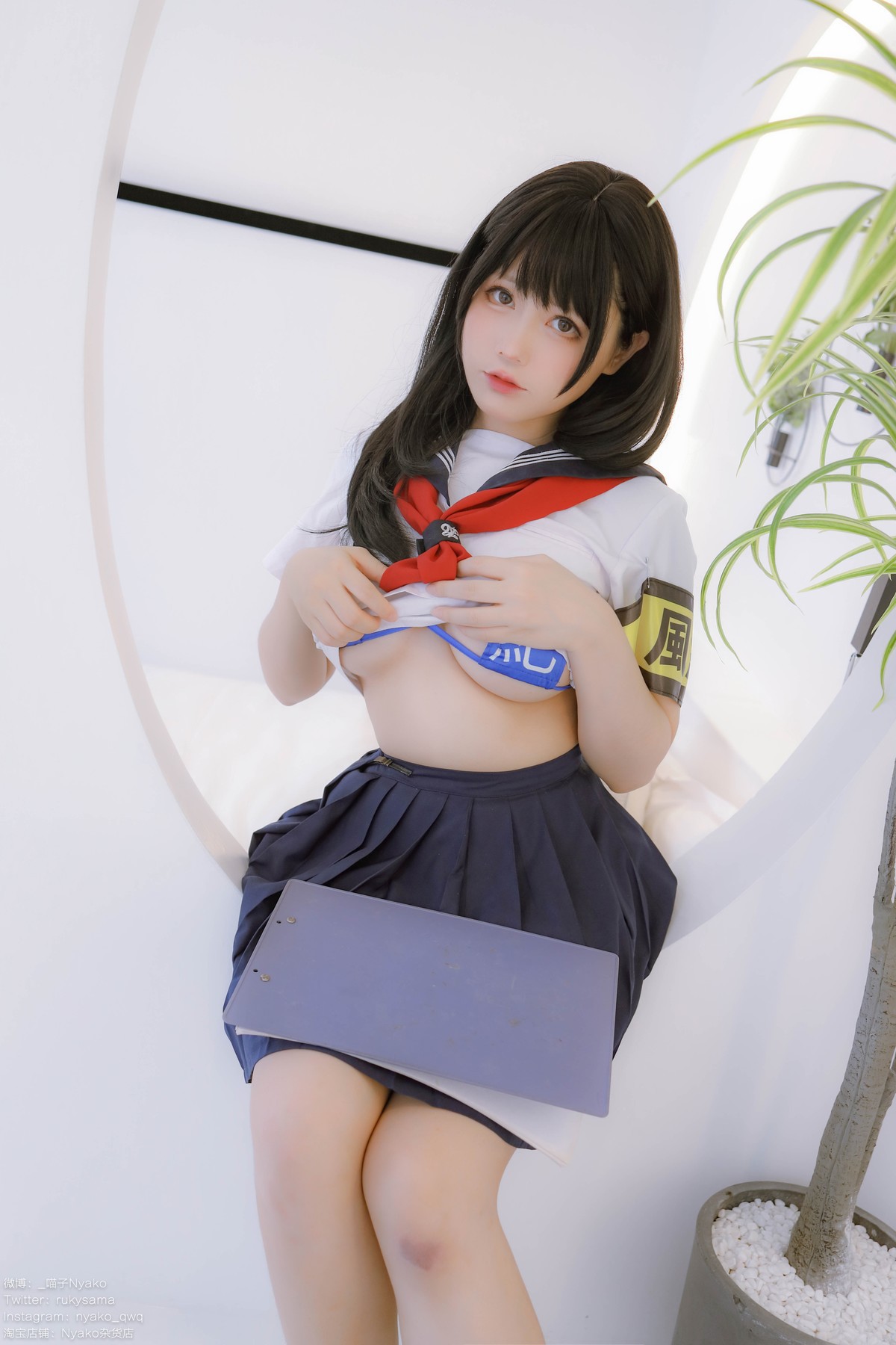 Cosplay Nyako喵子 风纪委员(15)