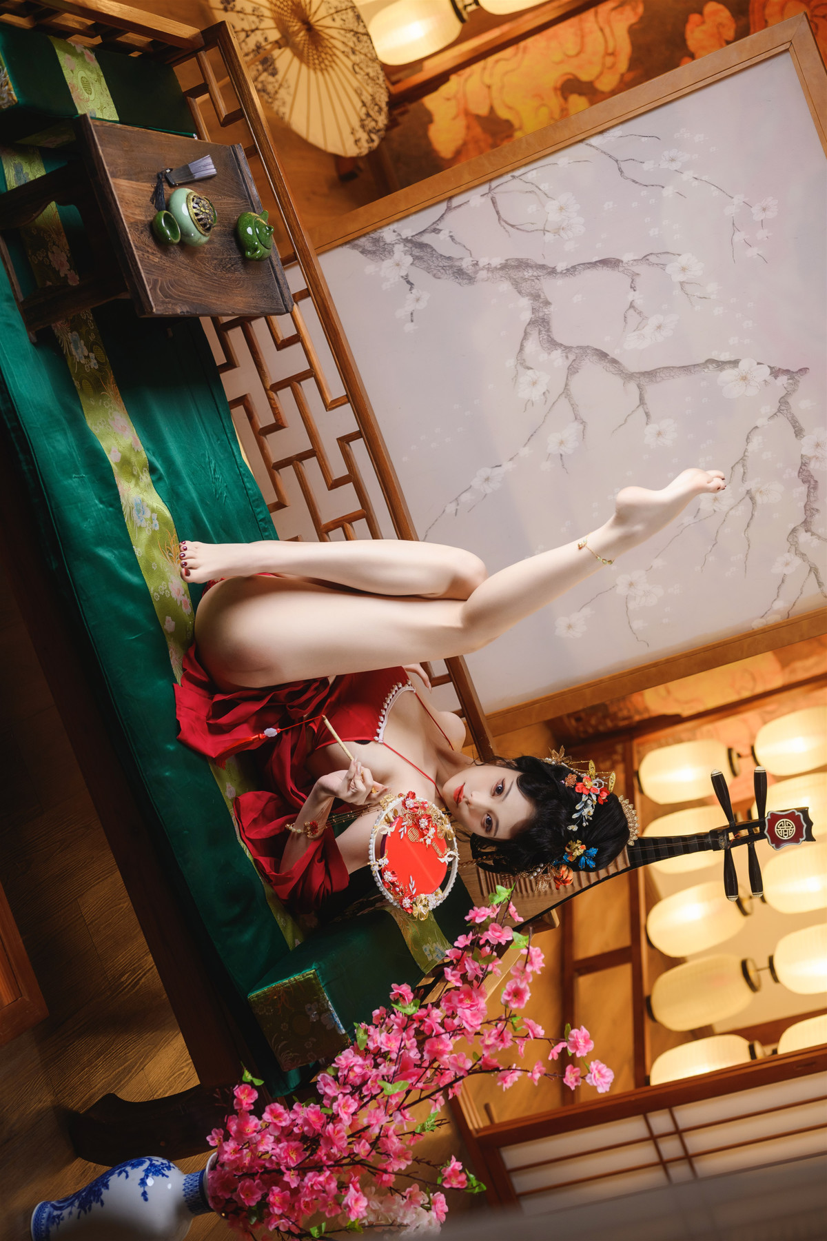 Cosplay 蜜汁猫裘Mizhimaoqiu 唐宫夜宴(10)