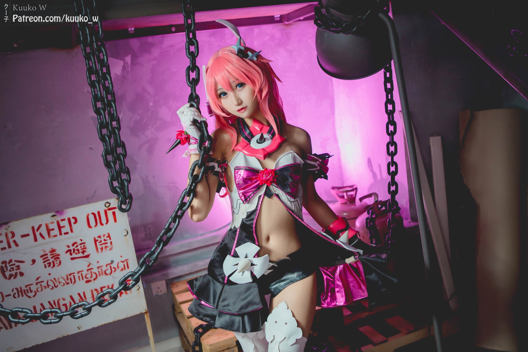 Cosplay KuukoW クー子 Rosalia-Honkai Impact(20)