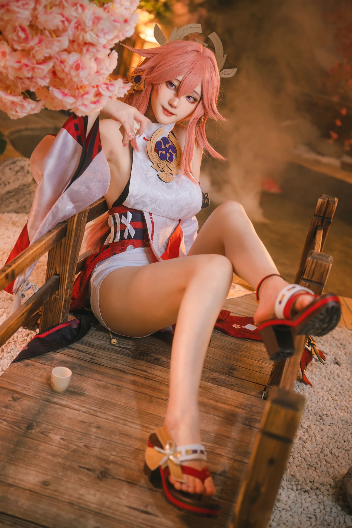 蛋黄mayo Cosplay 八重神子(6)