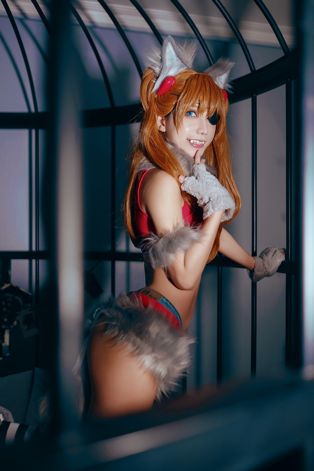 MingTao 明桃 Cosplay Asuka Werewolf(26)