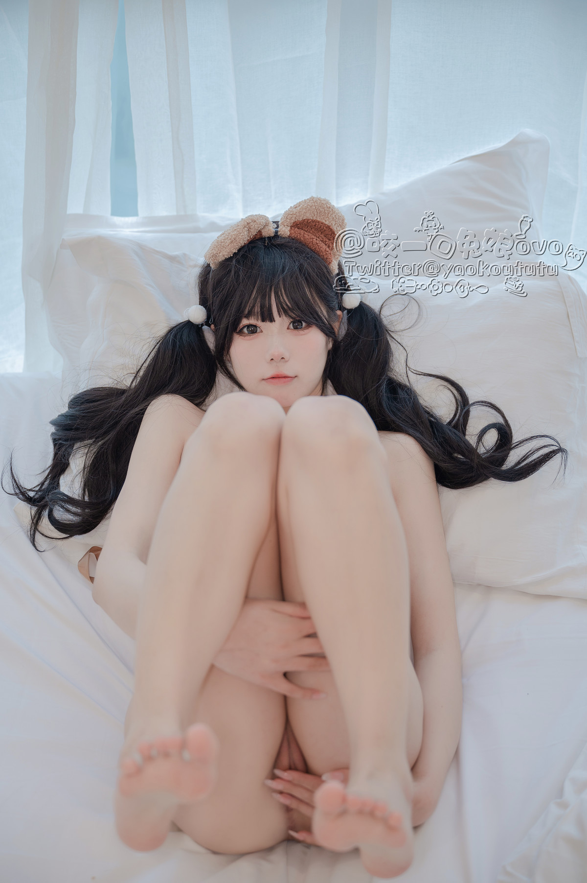 Cosplay 黏黏团子兔 小熊睡衣(58)