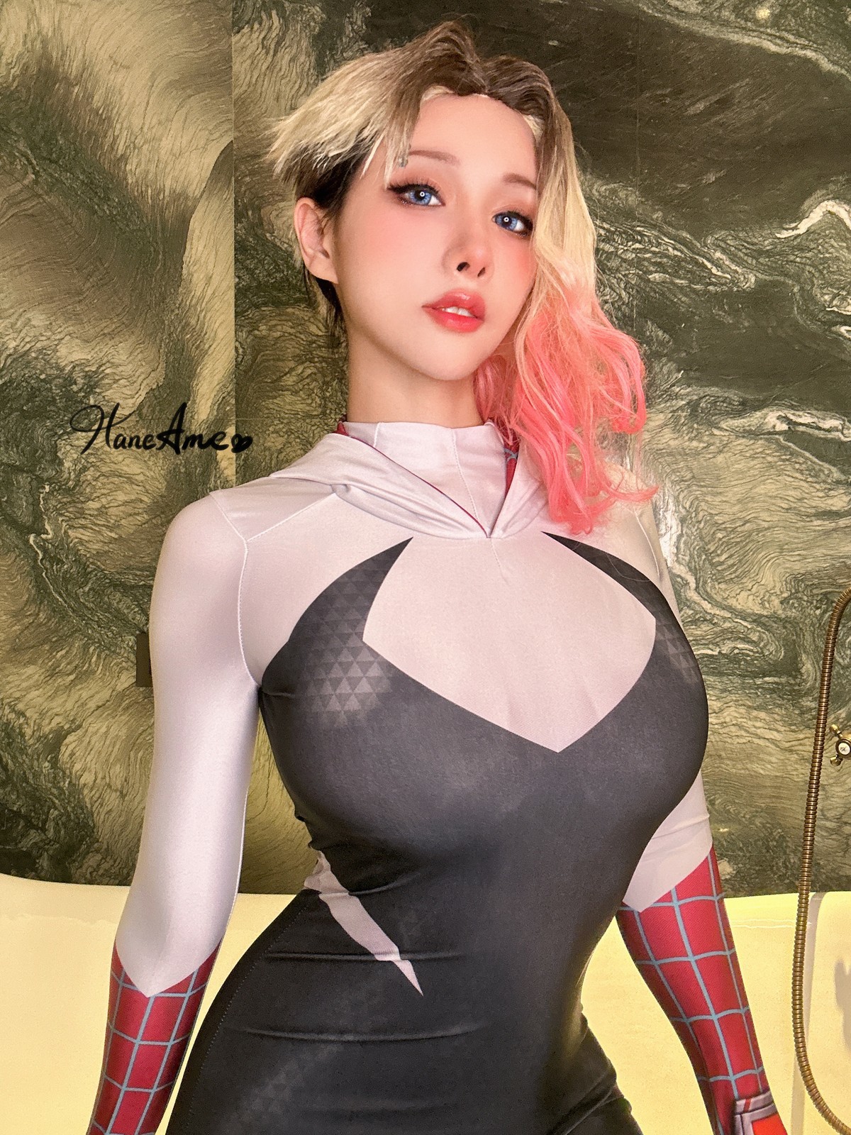 Cosplay 雨波HaneAme Gwen SpiderMan(24)