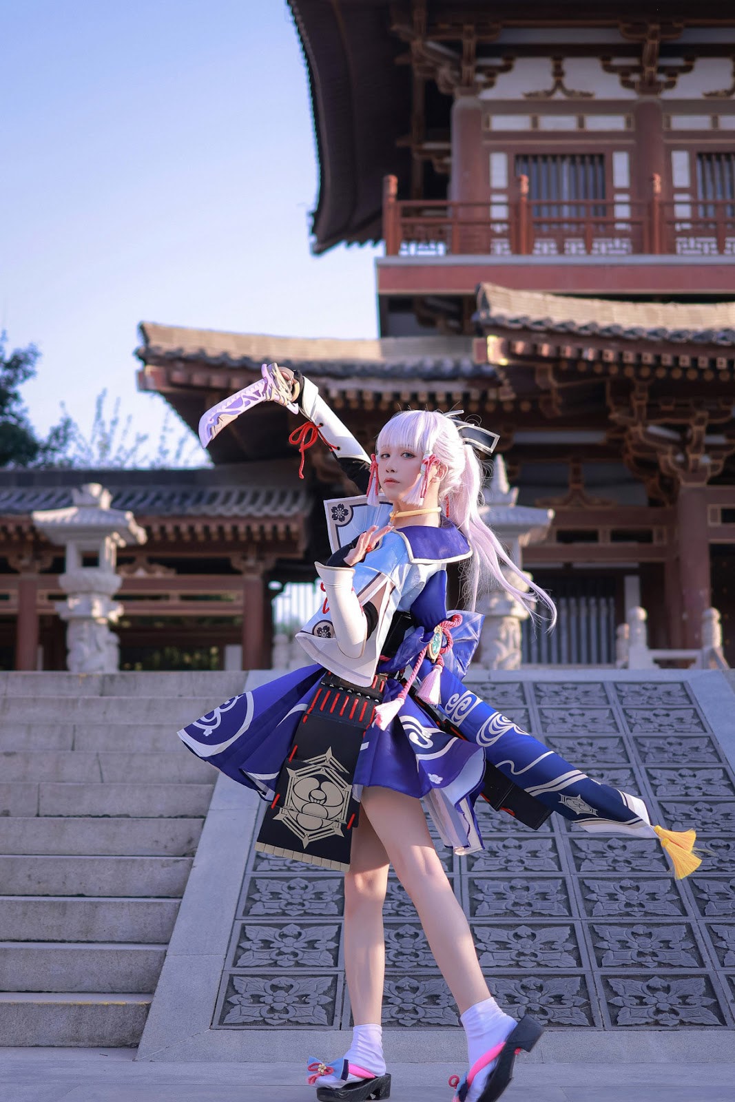 Cosplay 水淼Aqua 神里綾華 Kamisato Ayaka(14)