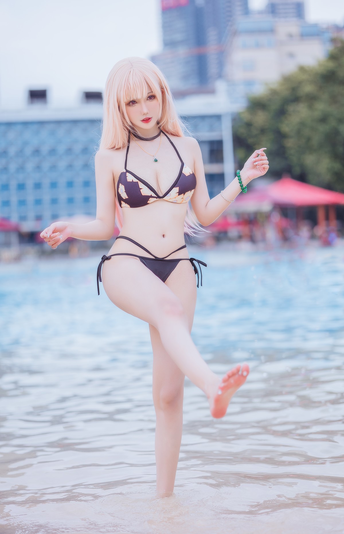 Cosplay 仙女月 喜多川海夢 Bikini(12)