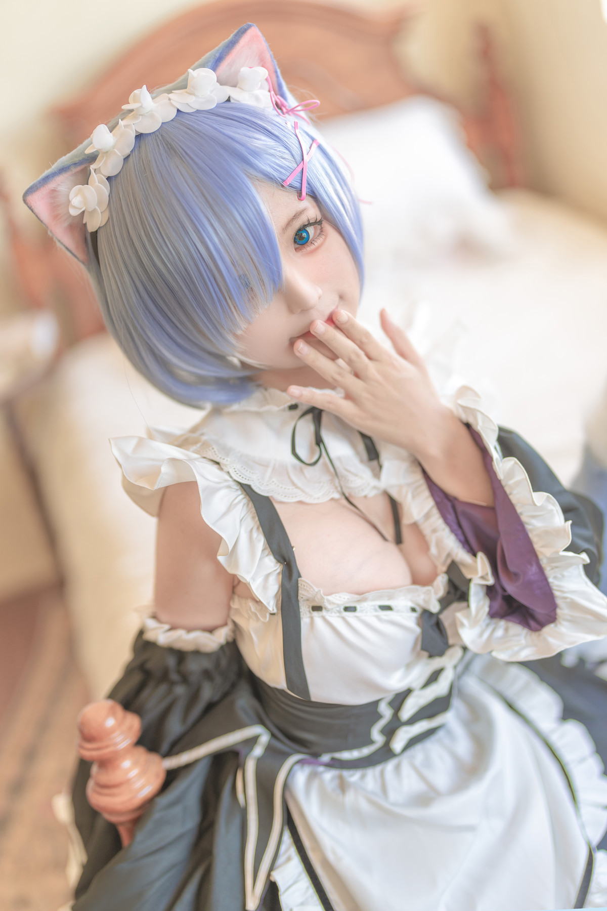 蠢沫沫 Cosplay 雷姆(21)