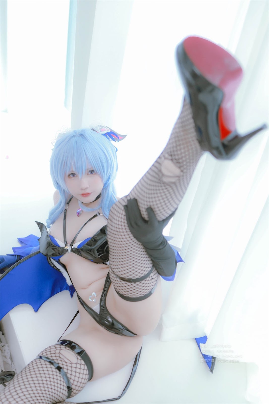 Cosplay Nyako喵子 原神 甘雨魅魔(40)