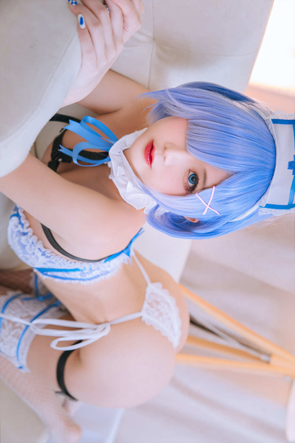 Cosplay 日奈娇 蕾姆蓝色护士 Set.02(19)