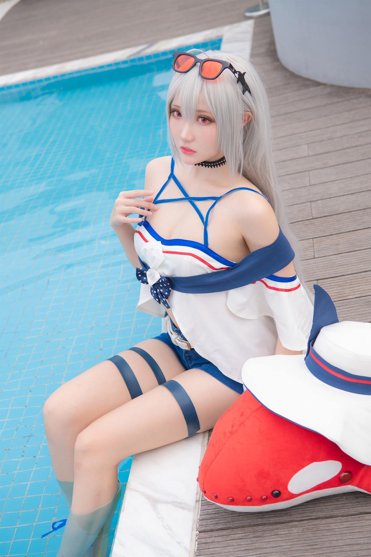 Cosplay 瓜希酱 斯卡蒂(5)