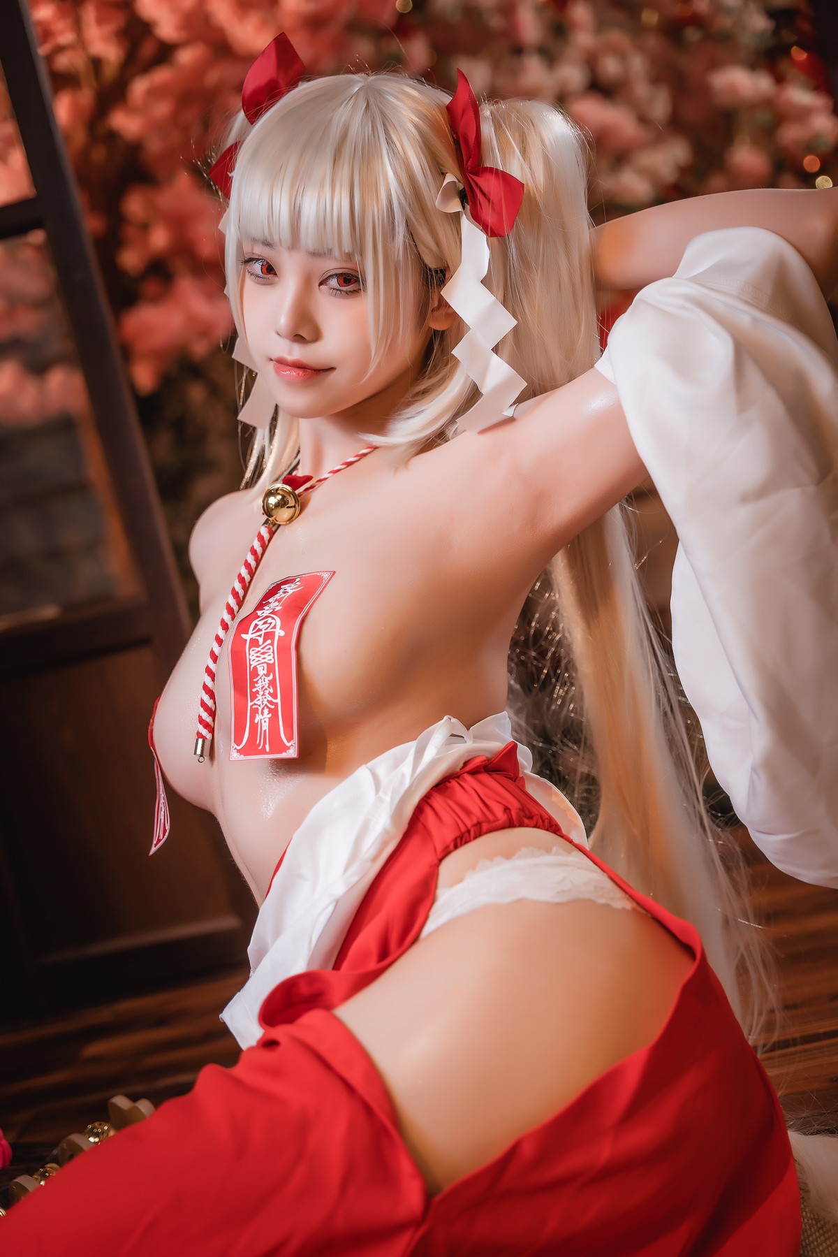 蜜汁猫裘 Cosplay 可畏巫女(22)