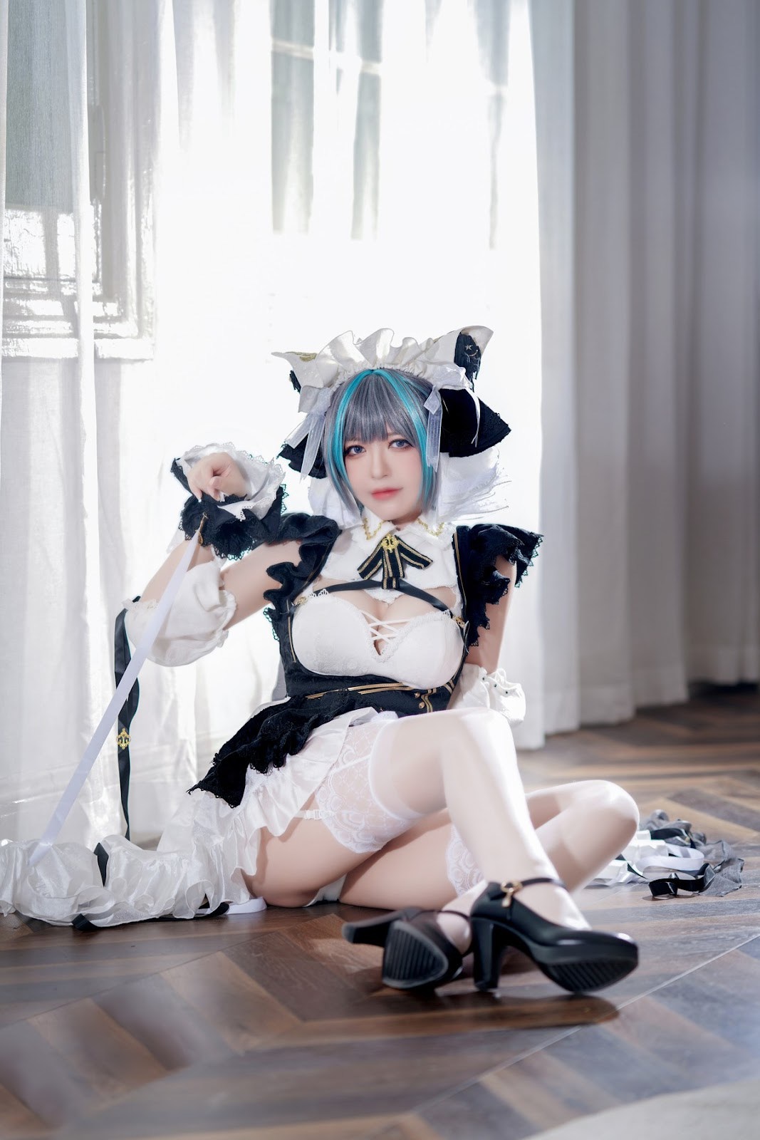 Cosplay 半半子 柴郡(11)