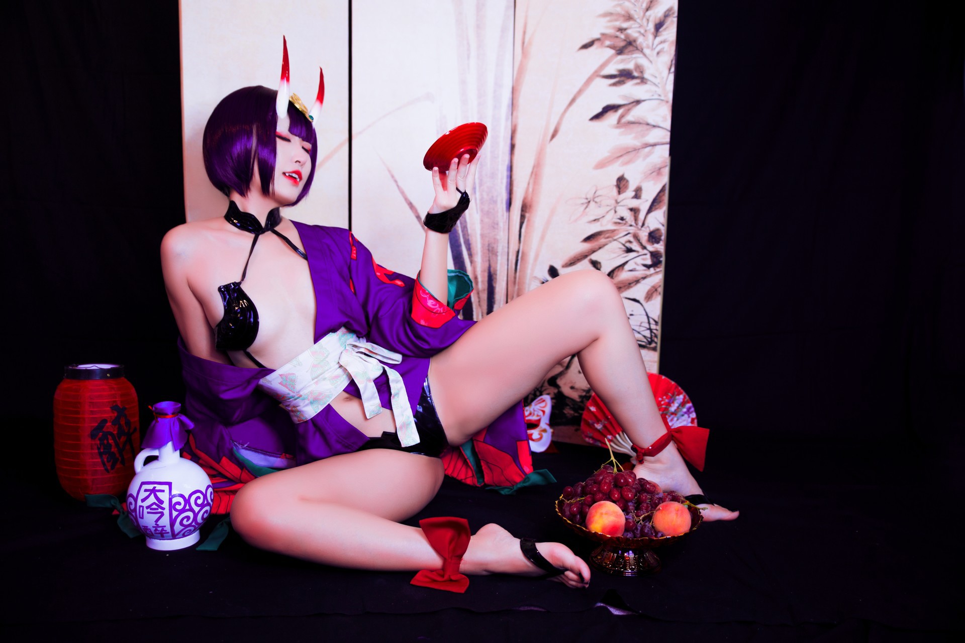 Cosplay Misswarmj 酒吞童子女仆 Shuten Douji(4)